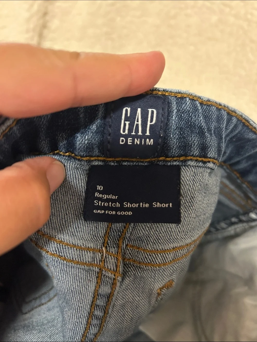 Girl’s GAP 10 Stretch Shortie Denim Short
